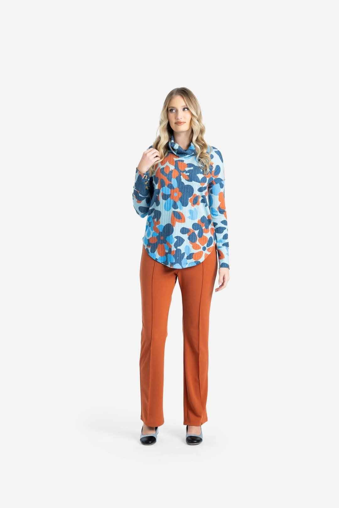 Aubrey Soft Cowl Neck Top