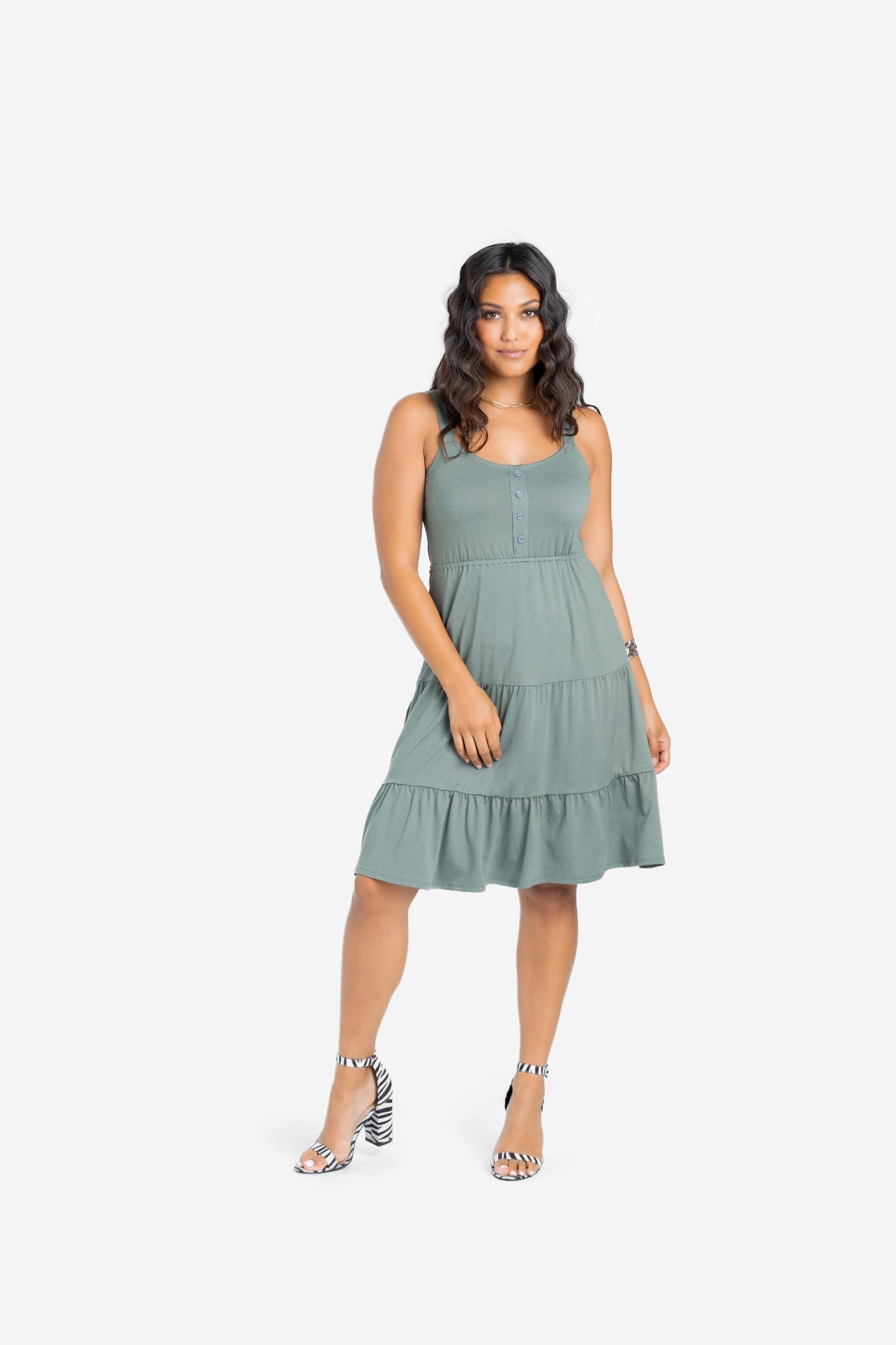Amanda Tiered Tank Dress