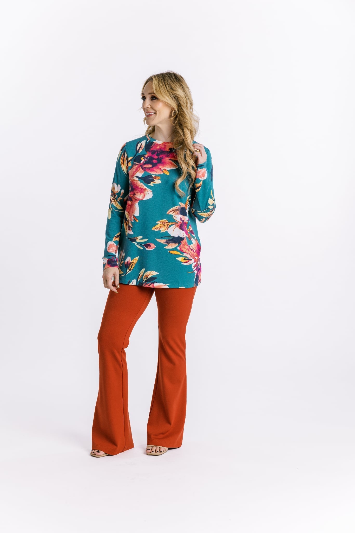 Kylie Pull On Flare Pant