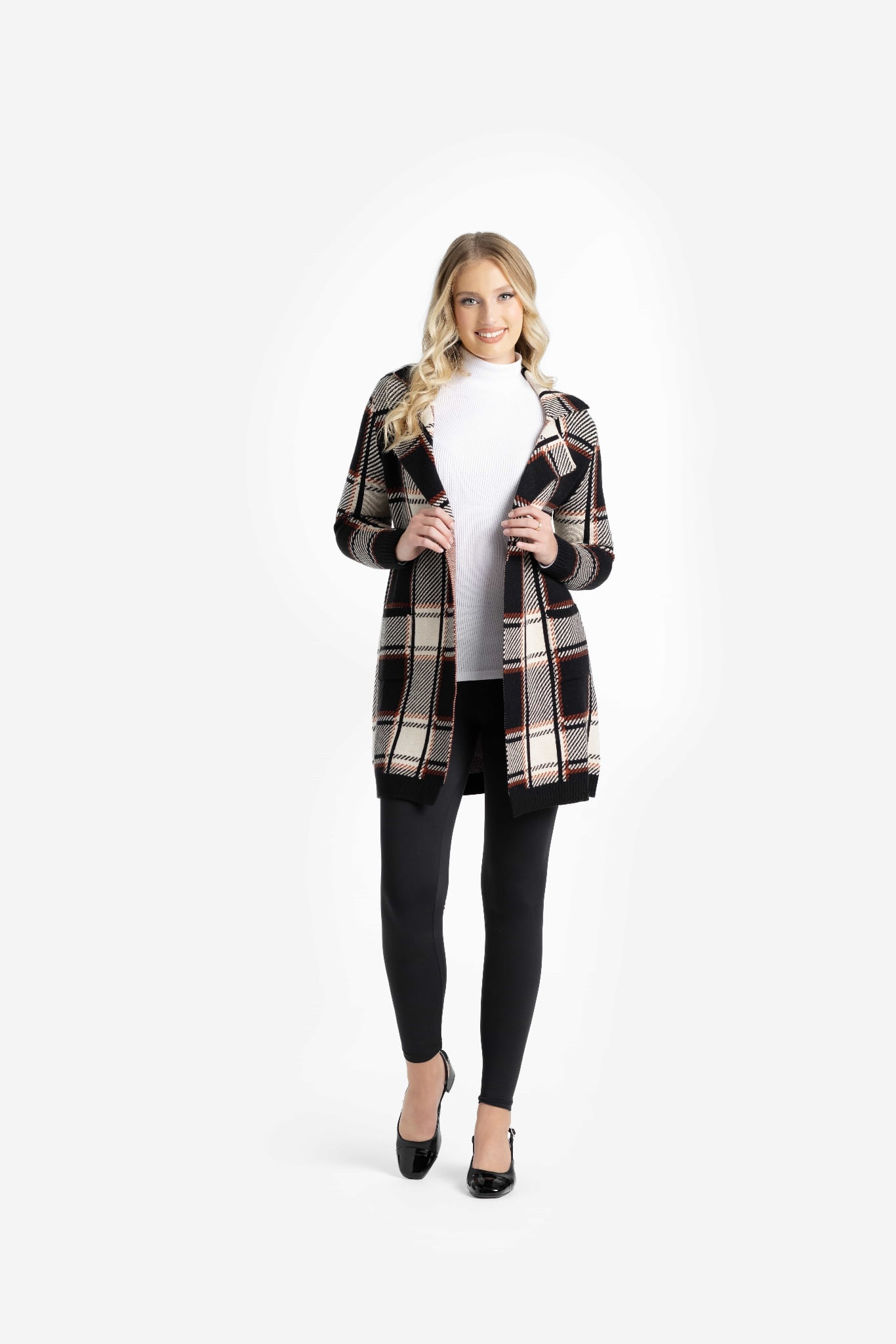 Laura Lapel Open Cardigan