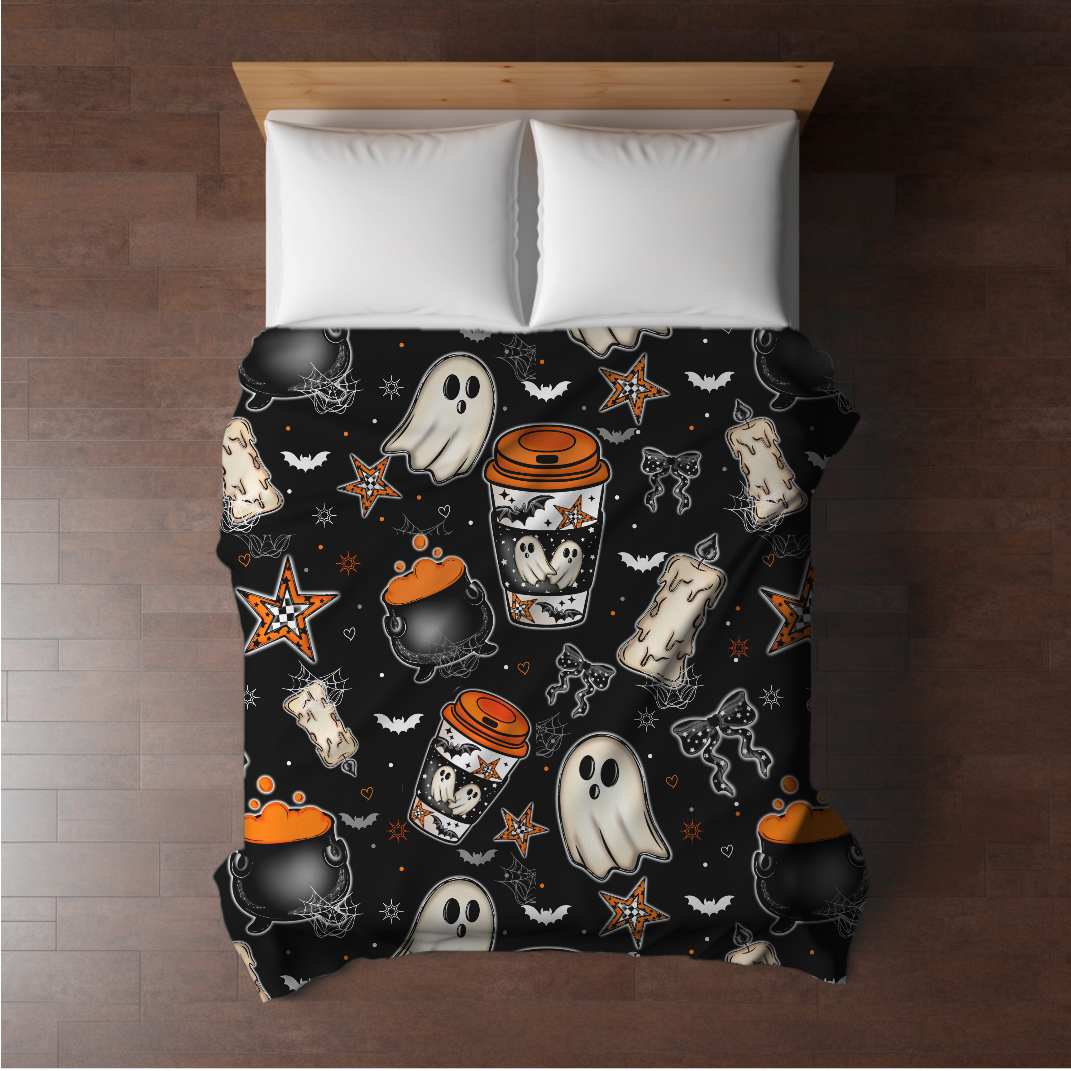 Blanket Halloween #23 - Orange Ghost Coffee - PREORDER
