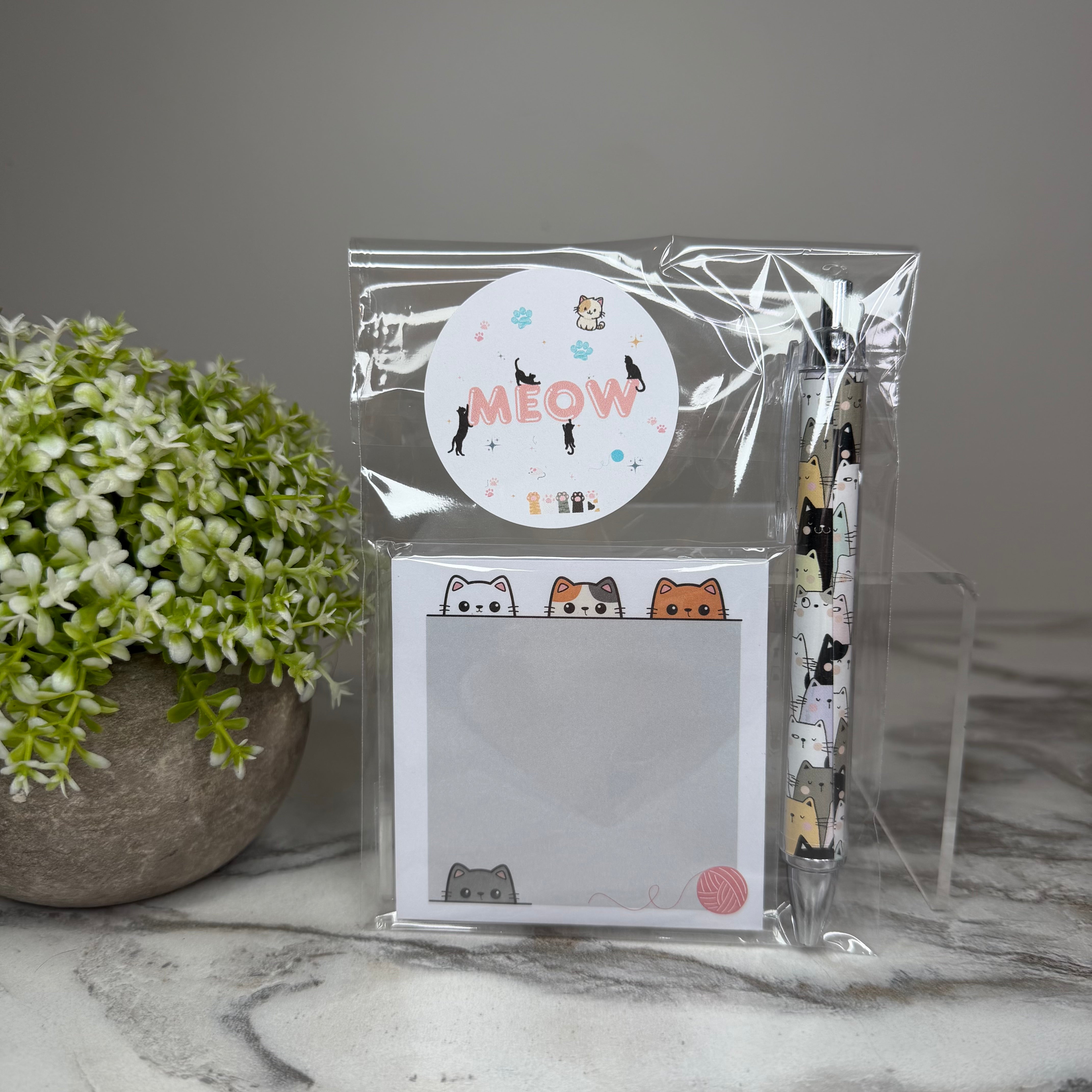 Bundled Set - Meow, Cat Heads
