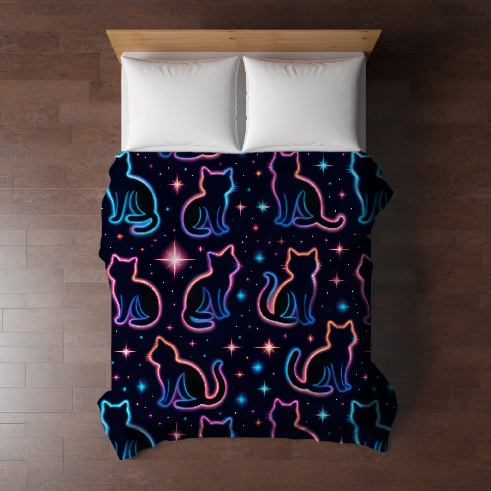 Blanket Halloween #28 - Neon Cats - PREORDER