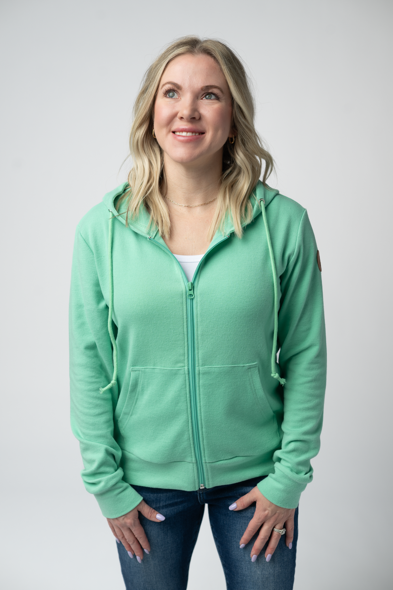 IN STOCK Fullzip Hoodie - Aquamarine FINAL SALE