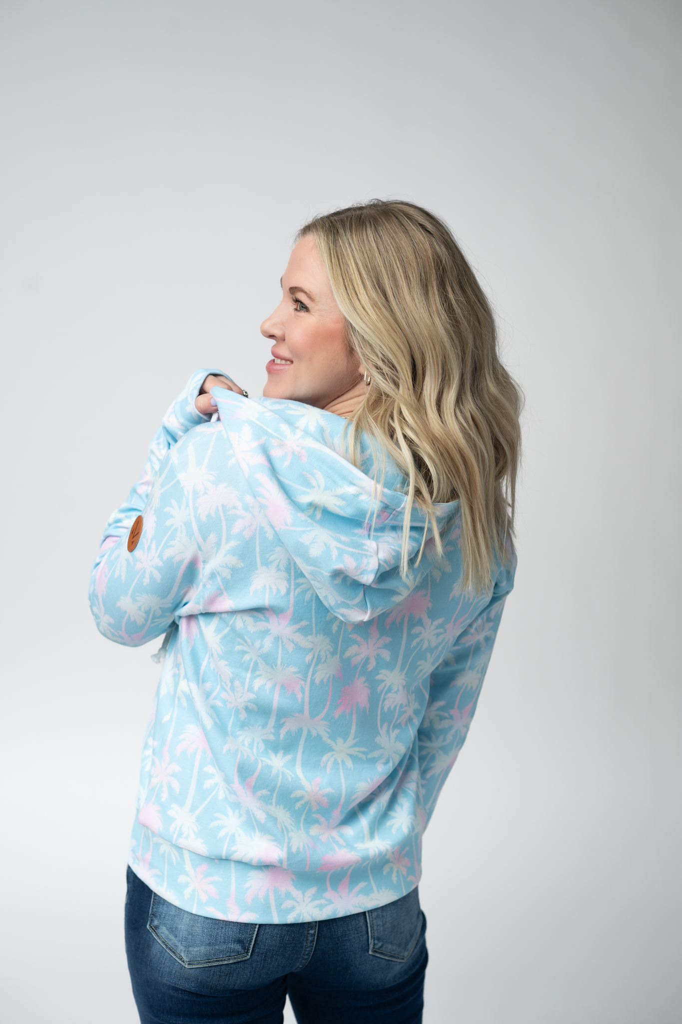 IN STOCK Fullzip Hoodie - Aqua Palm FINAL SALE
