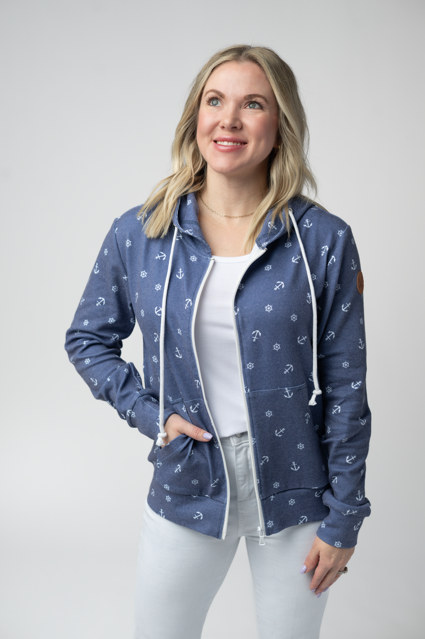 IN STOCK Fullzip Hoodie - Nautical Navy FINAL SALE