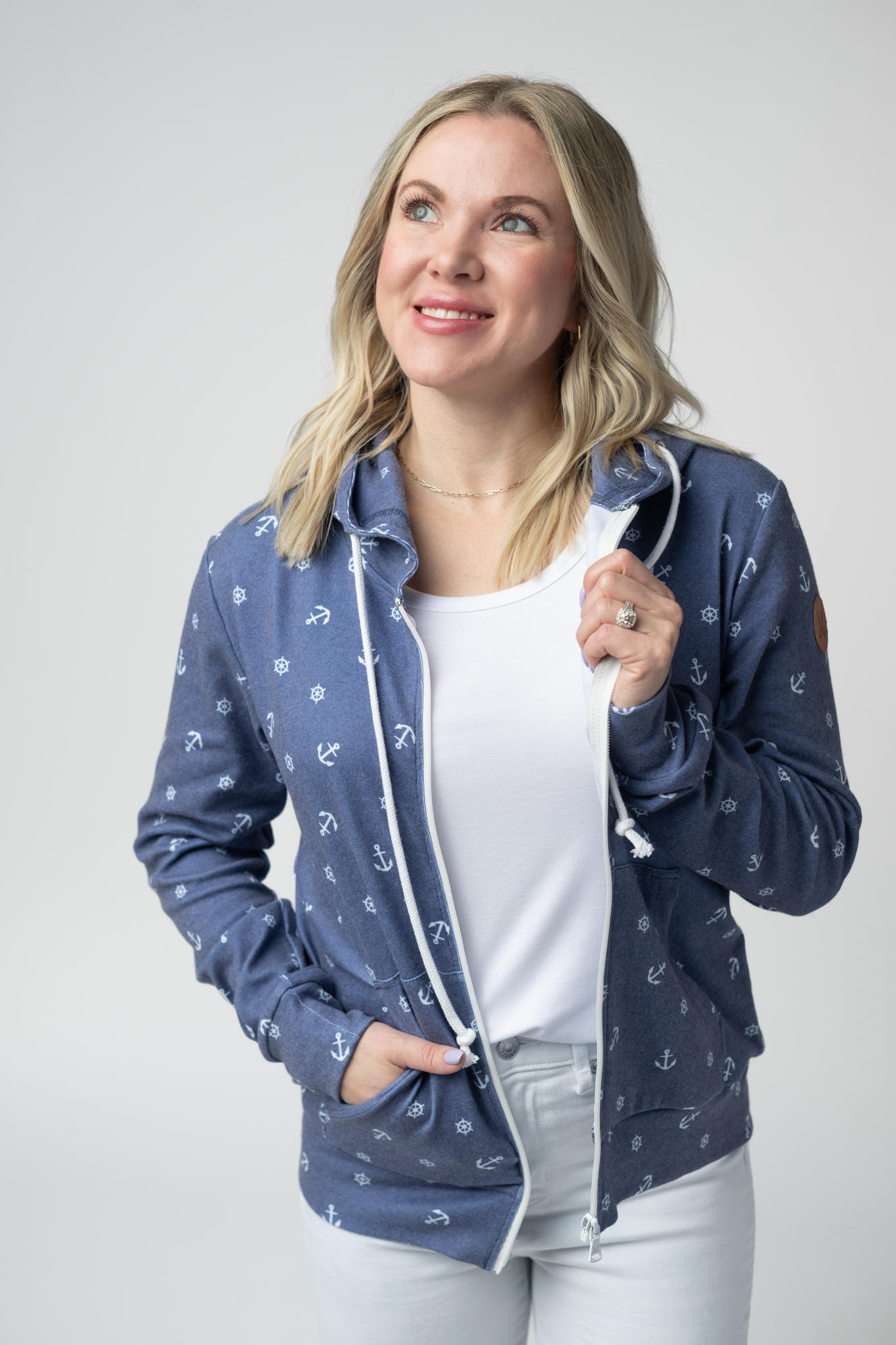 IN STOCK Fullzip Hoodie - Nautical Navy FINAL SALE