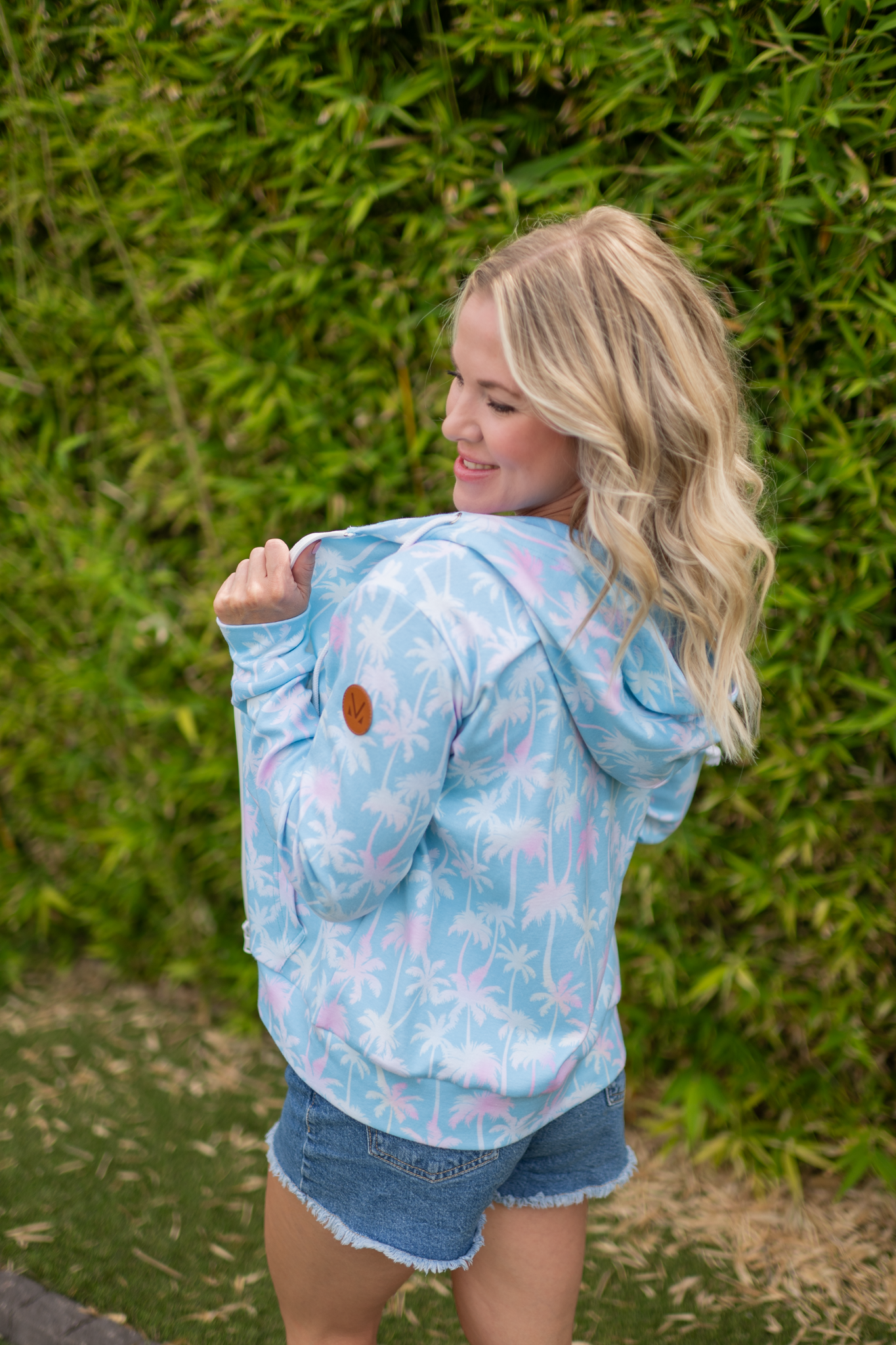 IN STOCK Fullzip Hoodie - Aqua Palm FINAL SALE