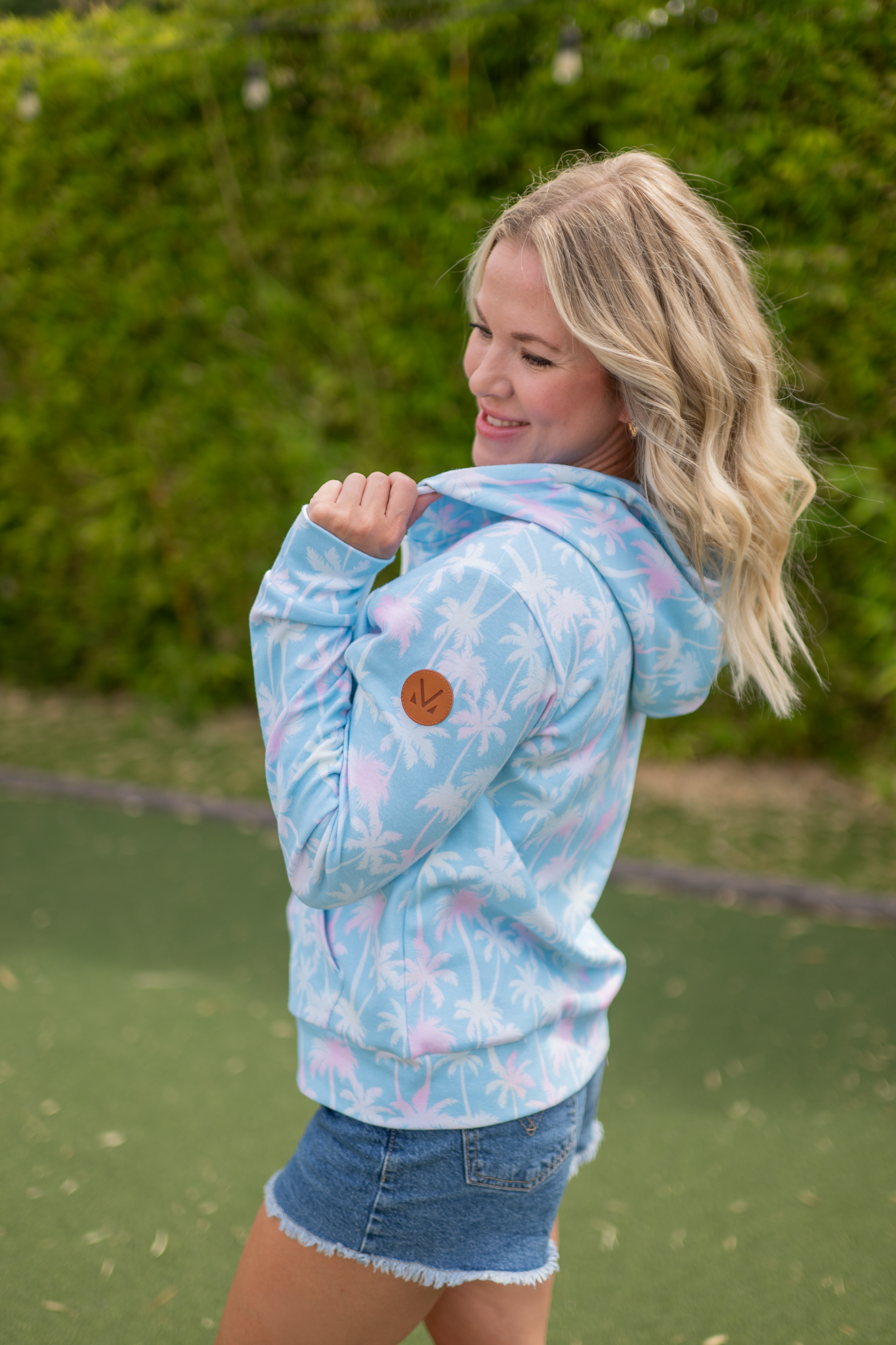 IN STOCK Fullzip Hoodie - Aqua Palm FINAL SALE