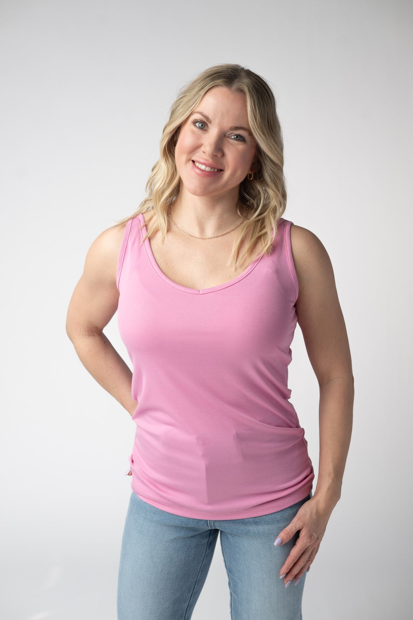 IN STOCK Kennedy Tank - Pink FINAL SALE