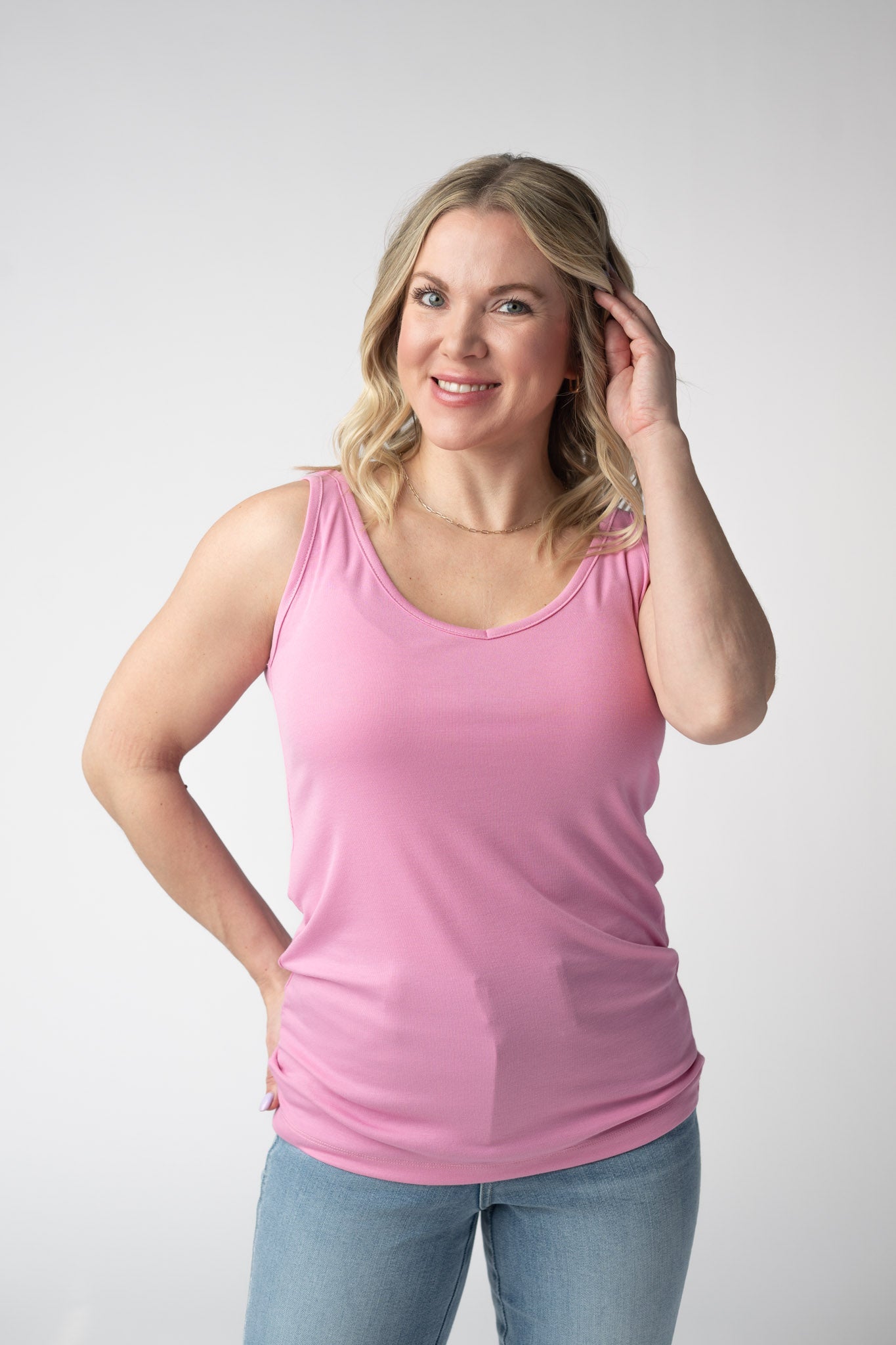 IN STOCK Kennedy Tank - Pink FINAL SALE