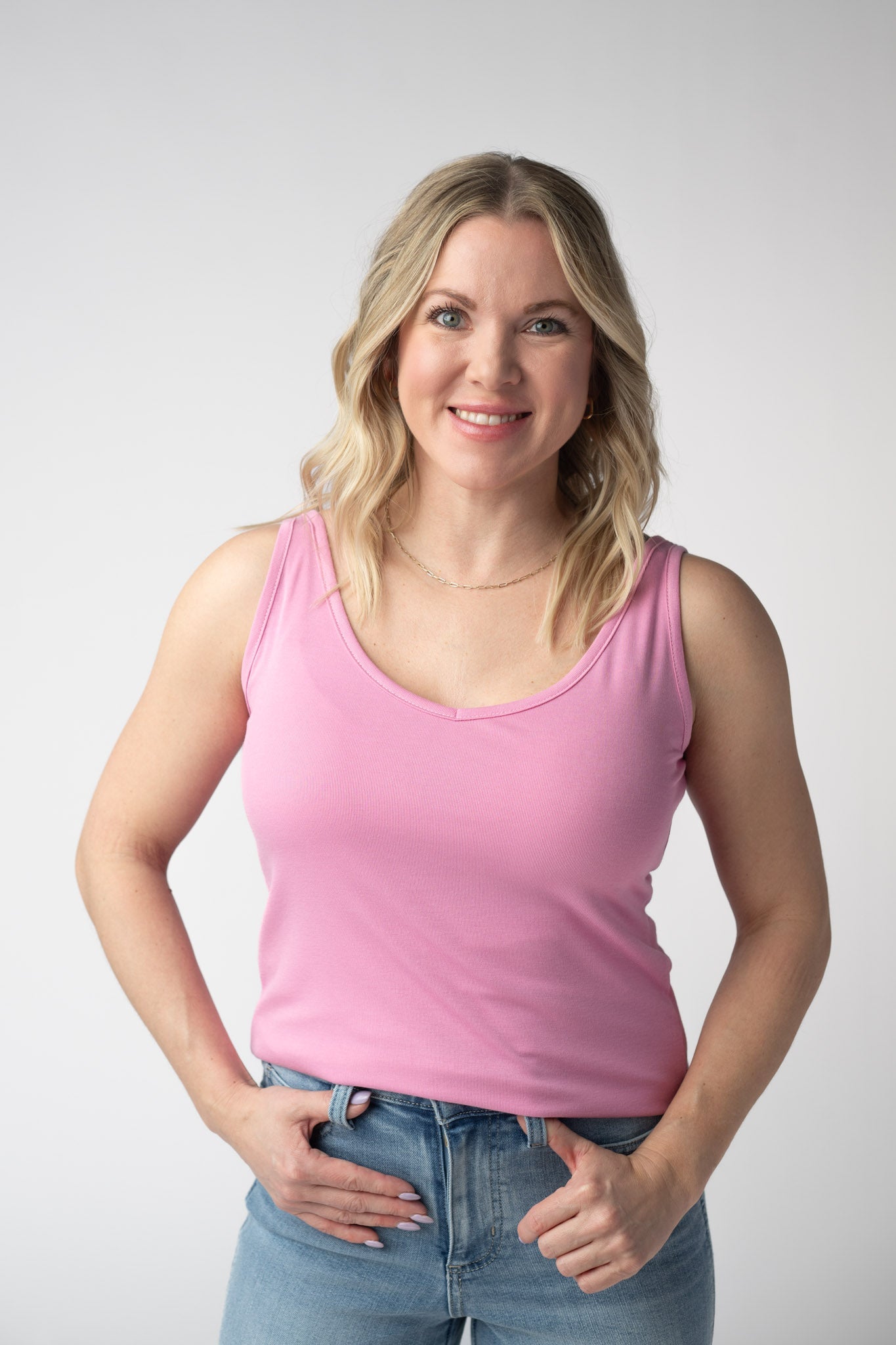 IN STOCK Kennedy Tank - Pink FINAL SALE