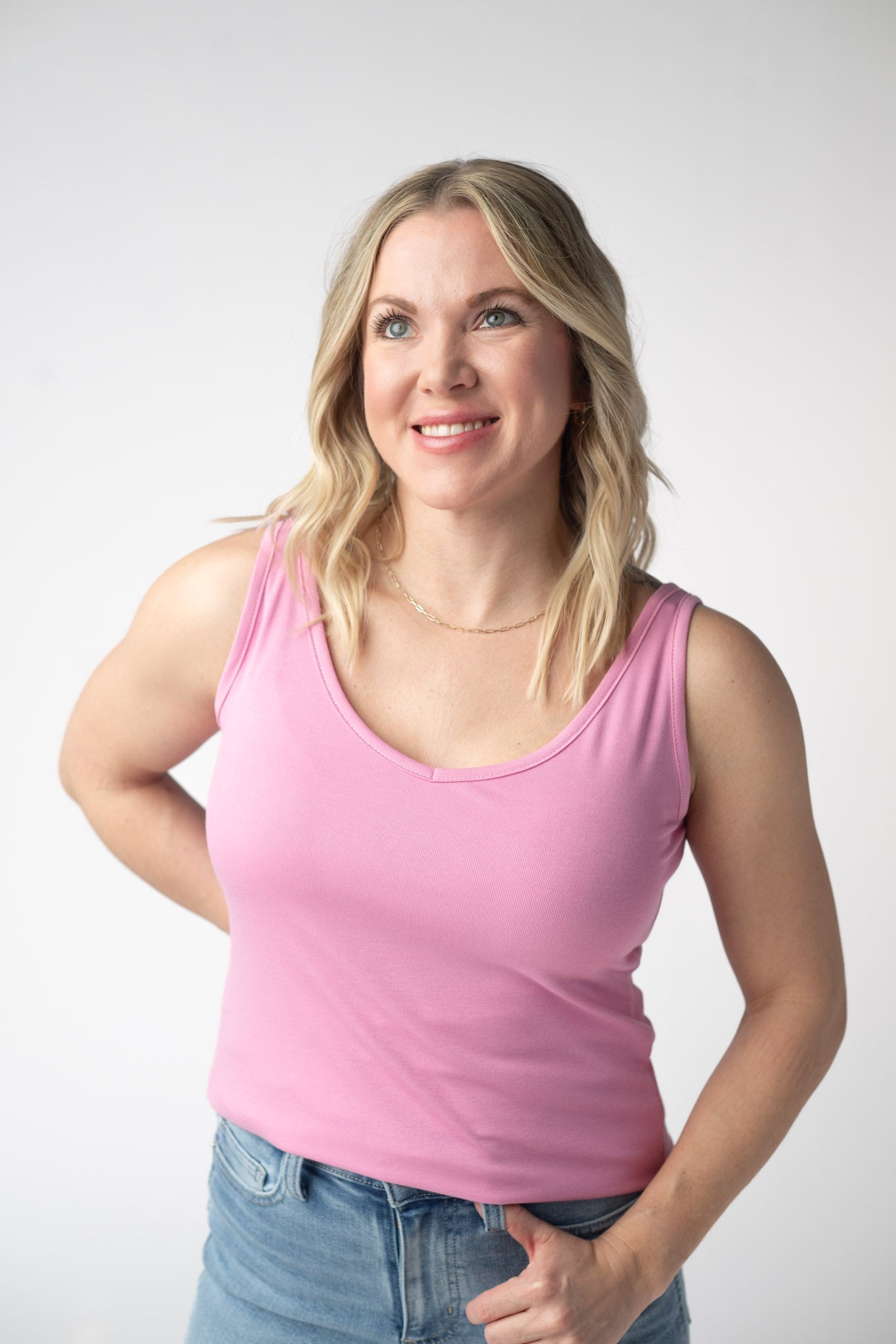 IN STOCK Kennedy Tank - Pink FINAL SALE