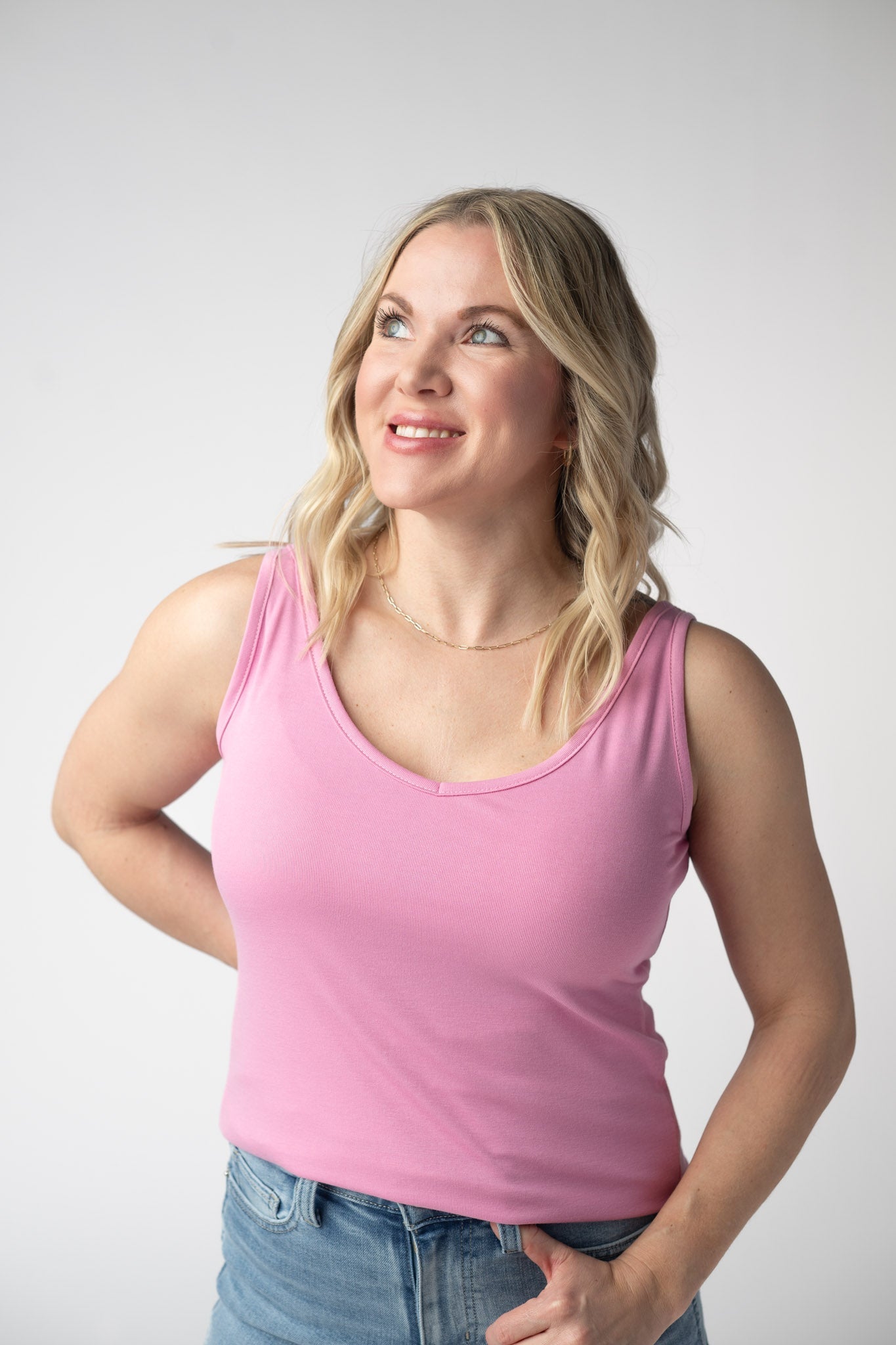 IN STOCK Kennedy Tank - Pink FINAL SALE