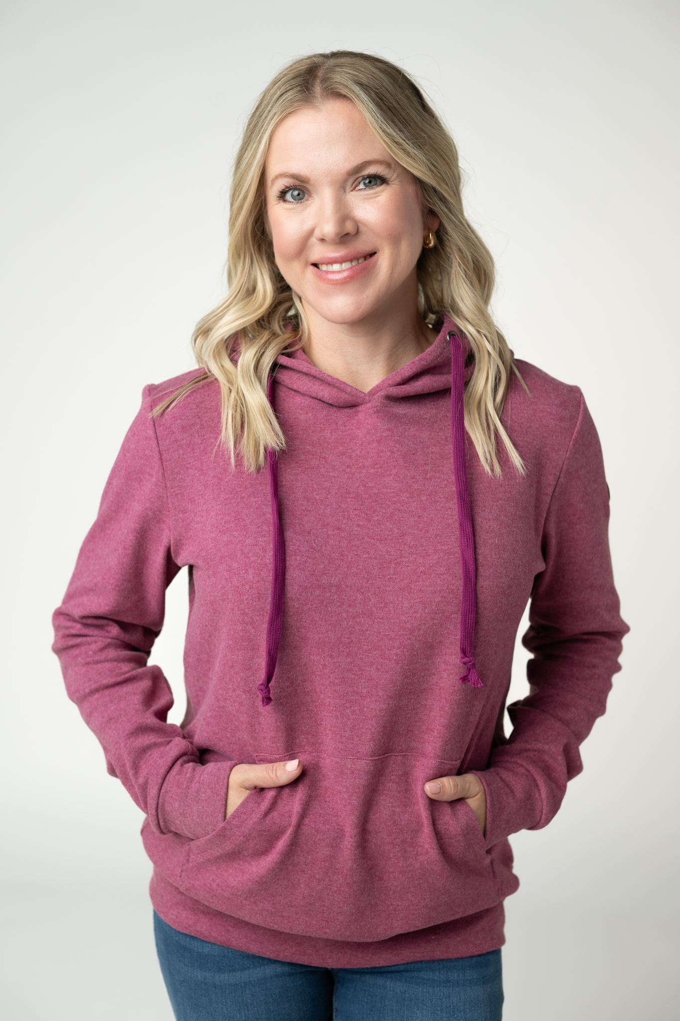 IN STOCK Hailey Hoodie - Raspberry
