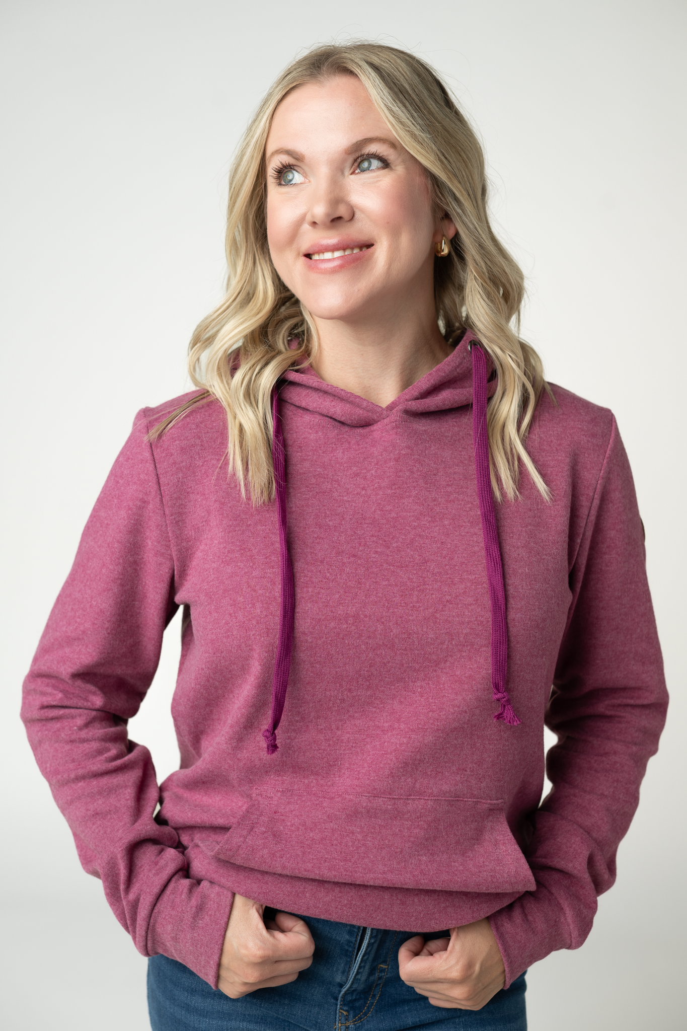 IN STOCK Hailey Hoodie - Raspberry