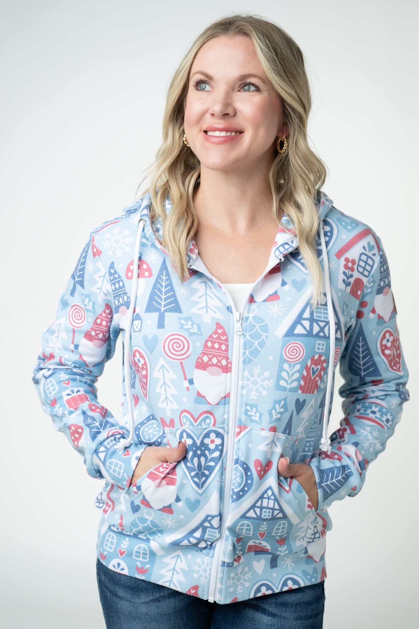 IN STOCK Fullzip Hoodie - Winter Gnome