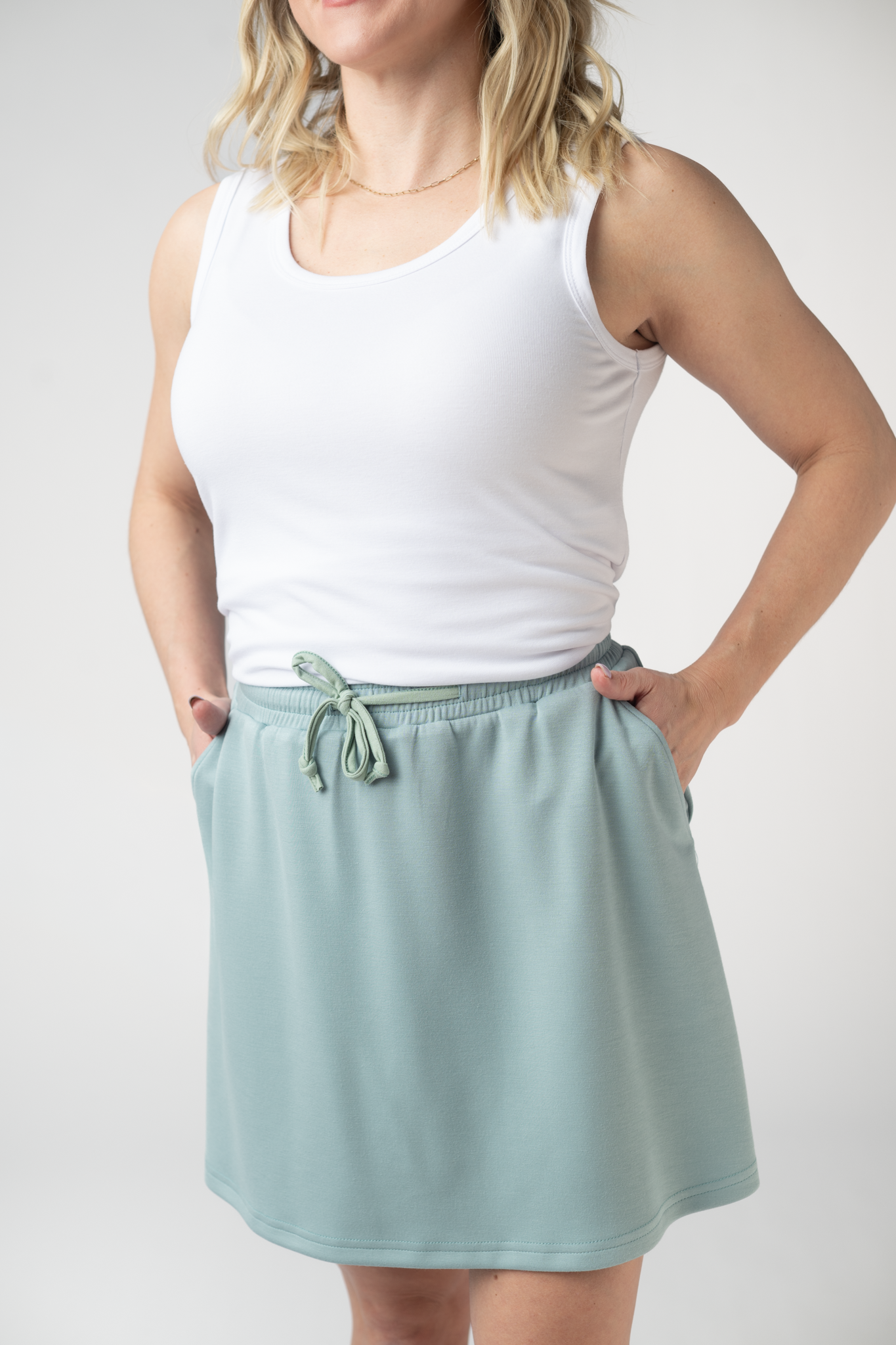 IN STOCK Serena Luxe Skort - Ocean Blue FINAL SALE
