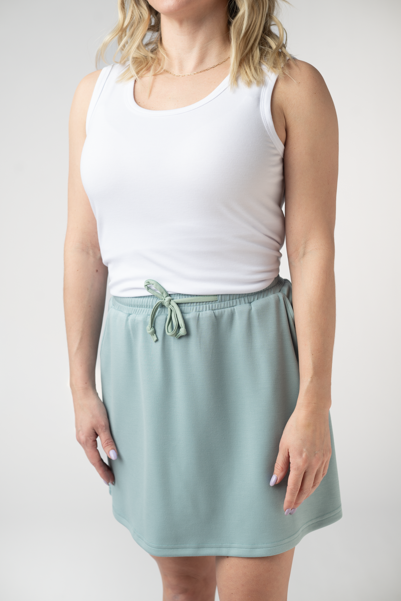 IN STOCK Serena Luxe Skort - Ocean Blue FINAL SALE