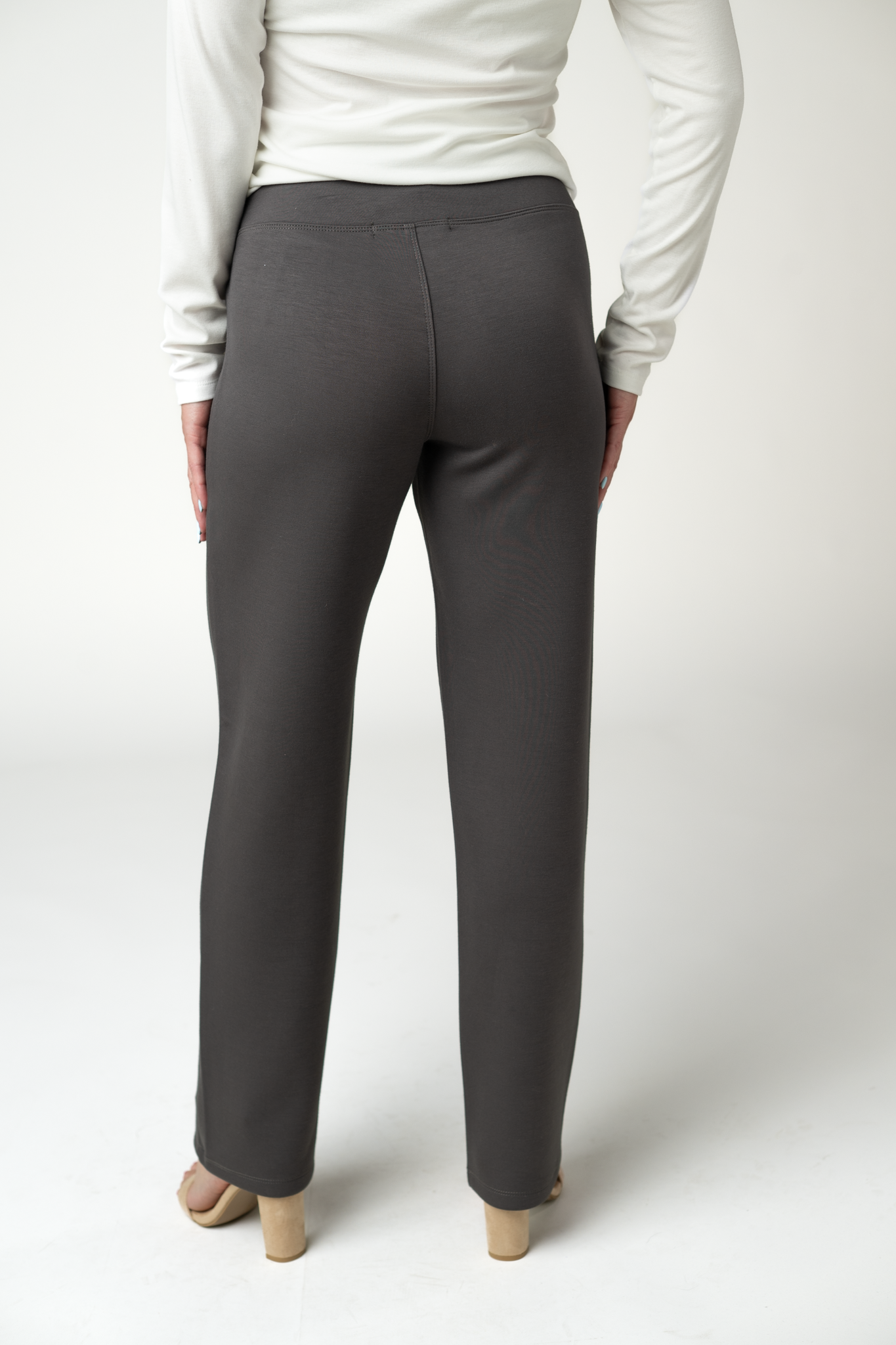 IN STOCK Luxe Ankle Bottoms- Charcoal