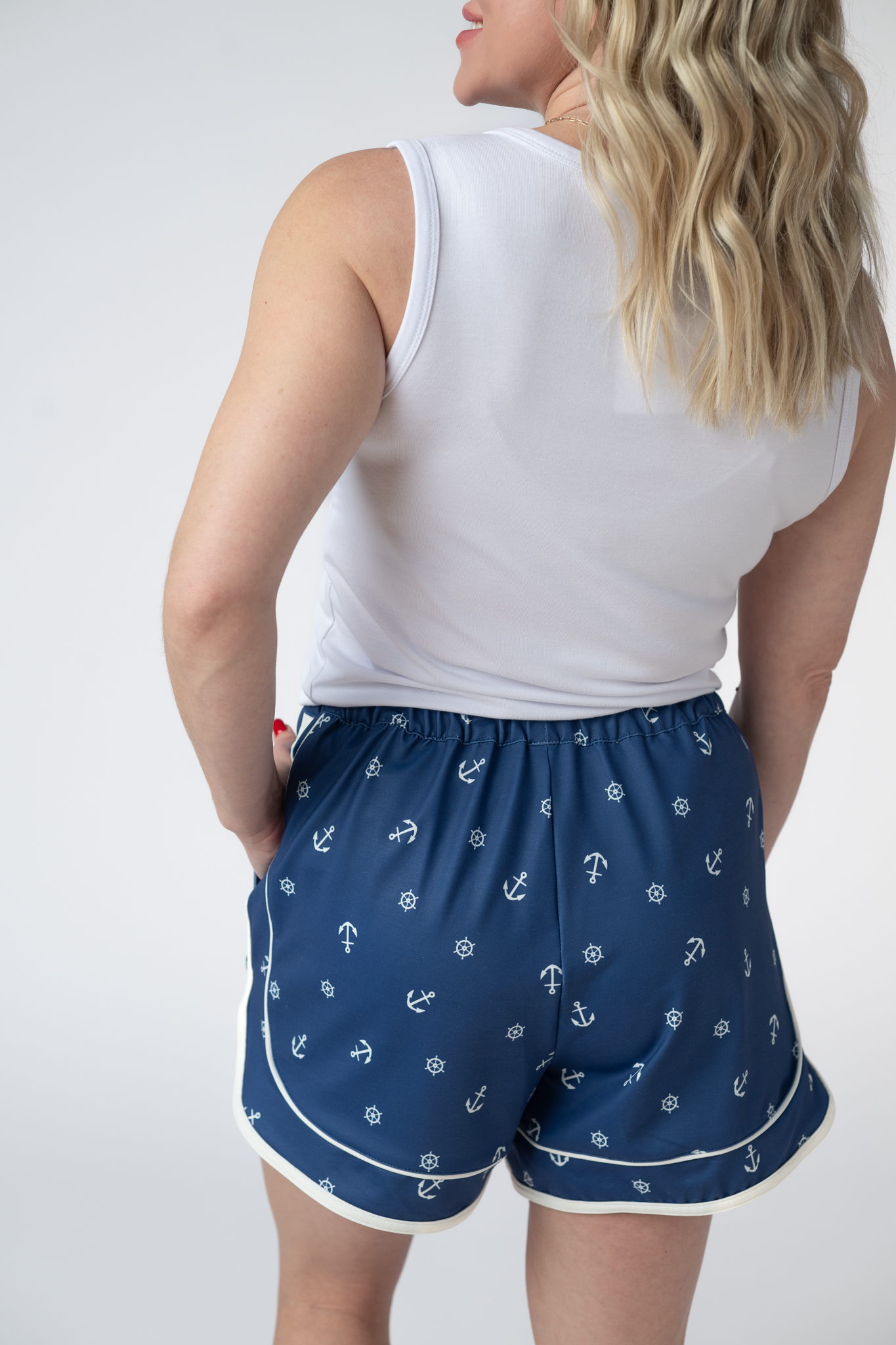 IN STOCK Dolphin Shorts - Nautical Navy FINAL SALE