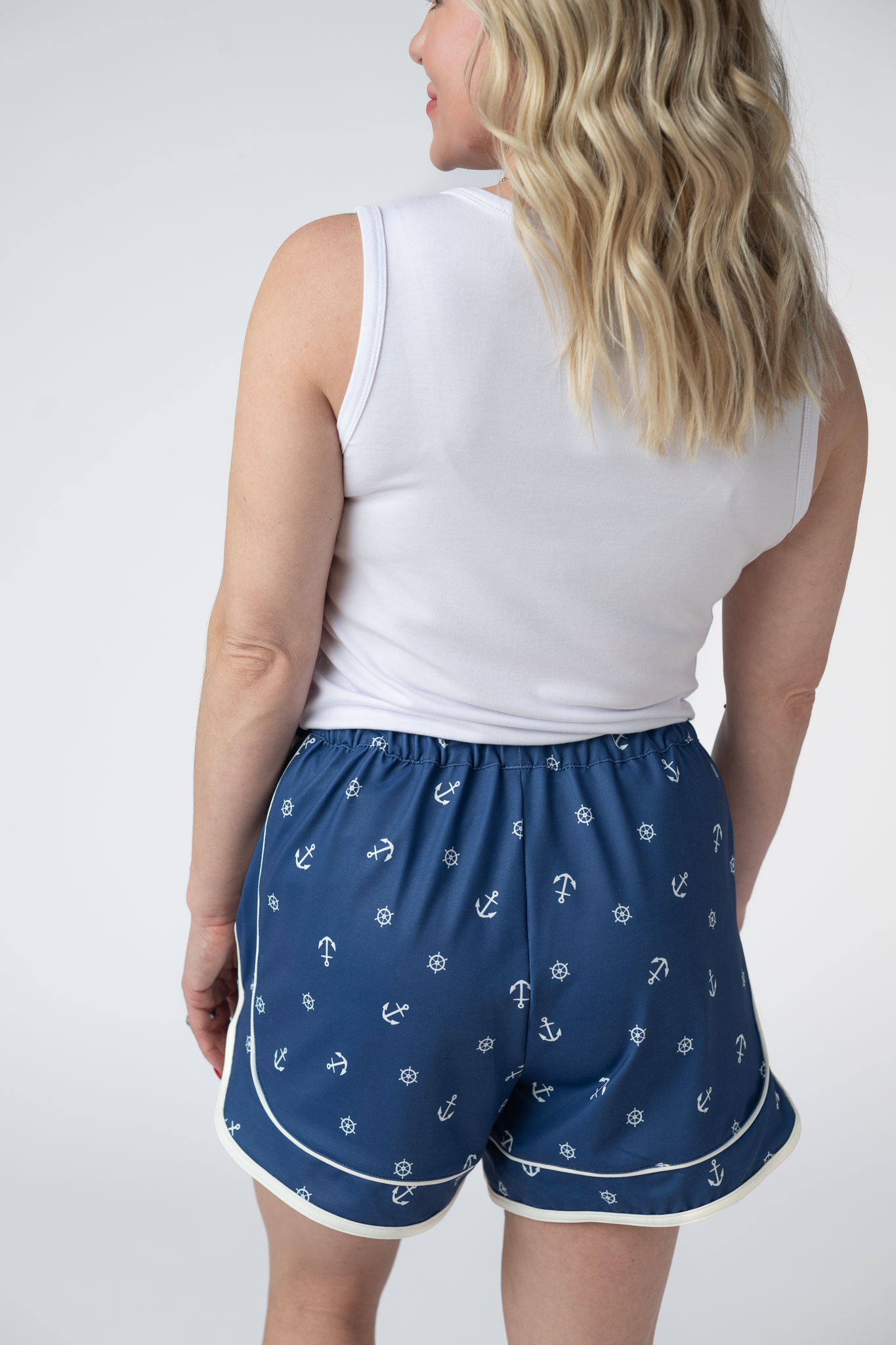 IN STOCK Dolphin Shorts - Nautical Navy FINAL SALE