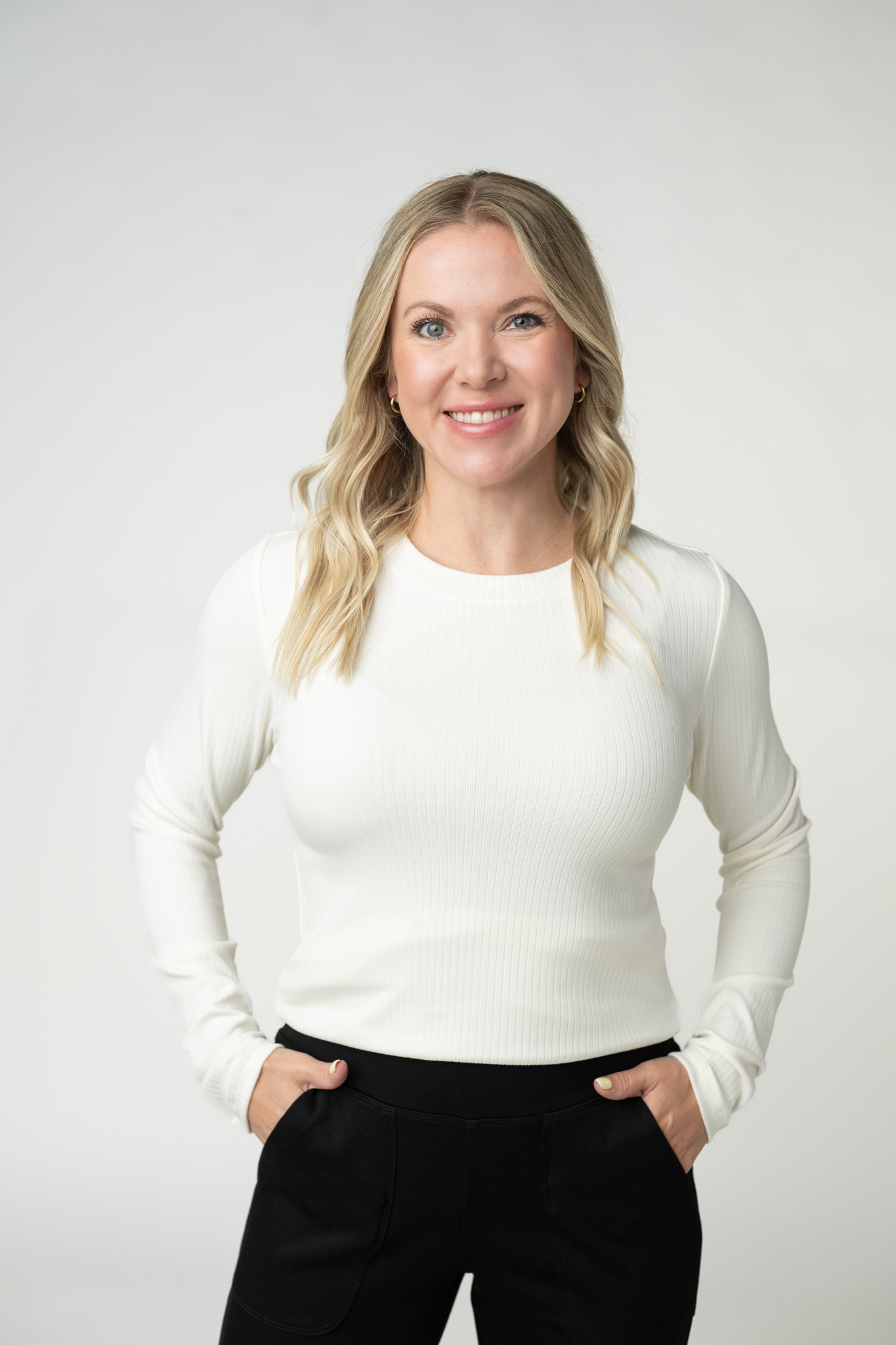 IN STOCK Reese Ribbed Long Sleeve Top - Ivory