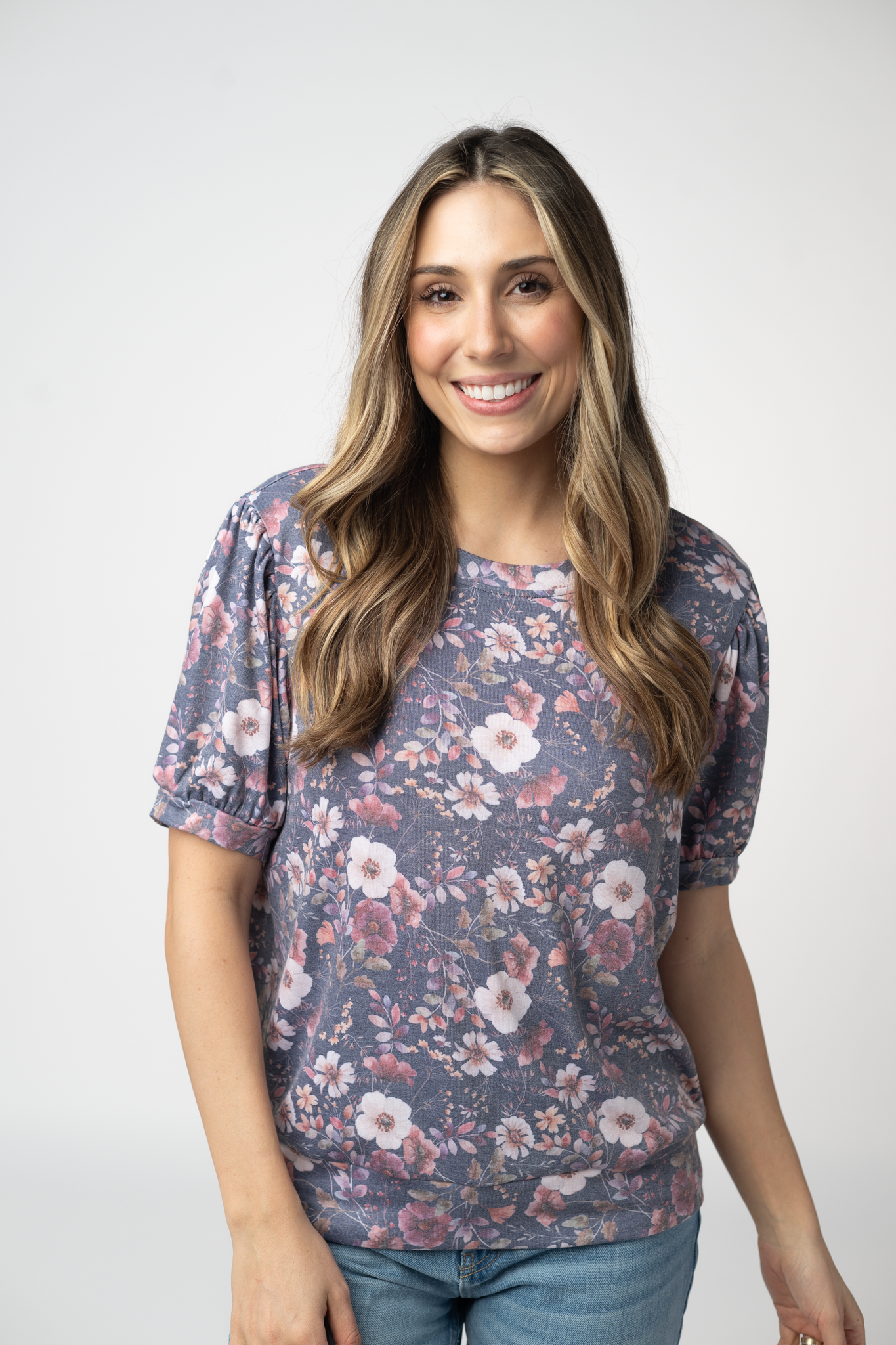 IN STOCK Katie Cozy Top - Blushwood Floral