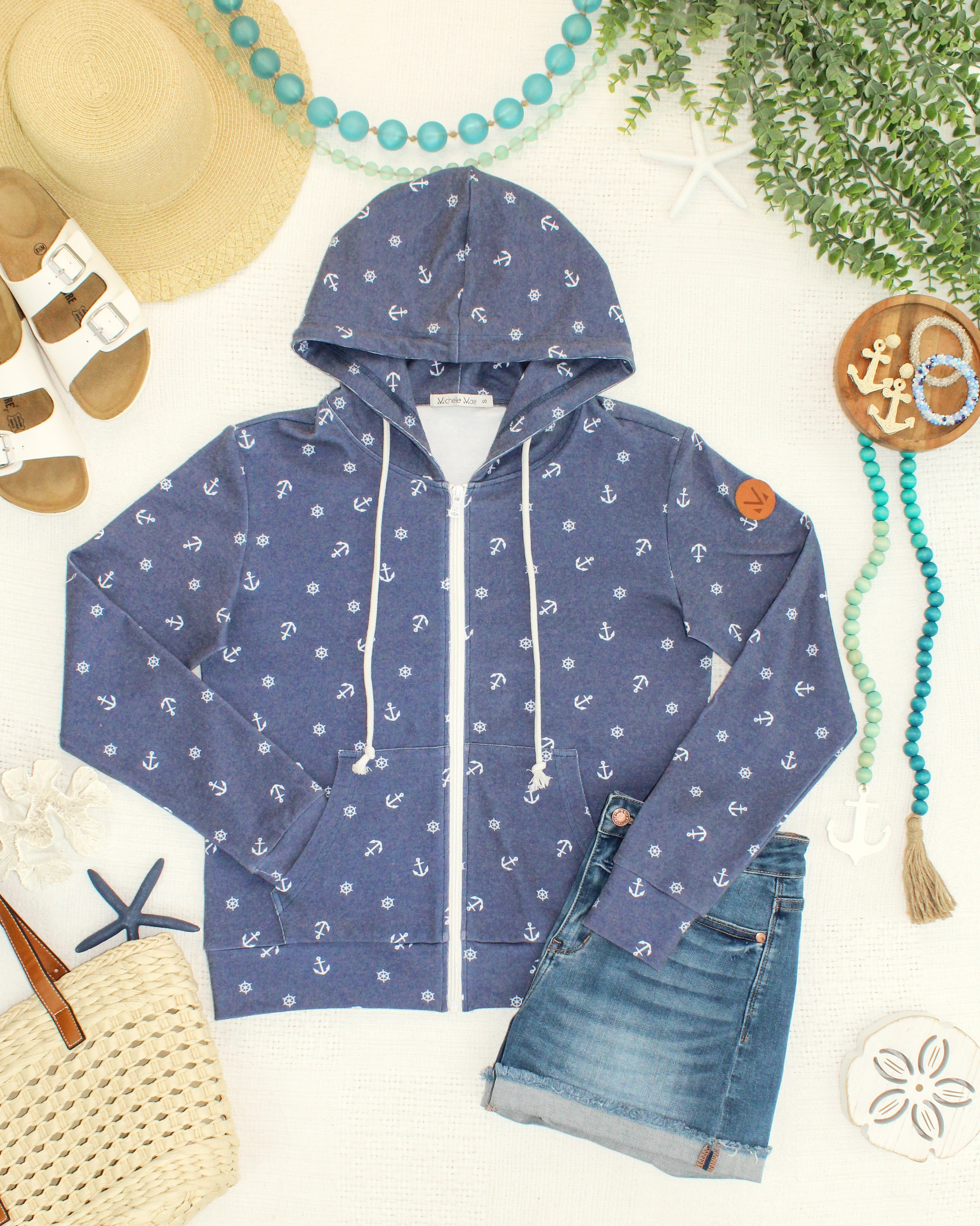 IN STOCK Fullzip Hoodie - Nautical Navy FINAL SALE