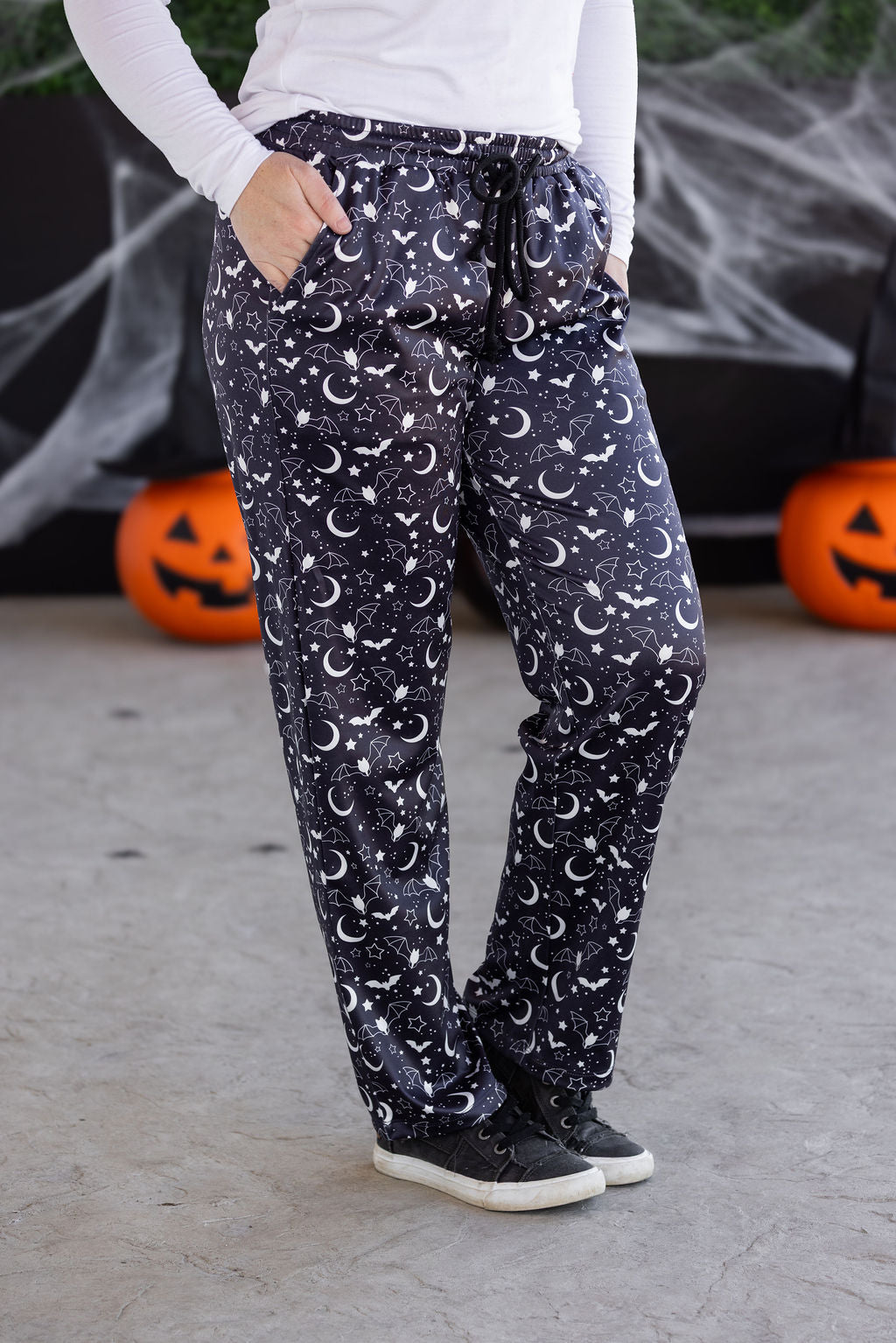 IN STOCK Lounge Pants - Midnight Bats FINAL SALE