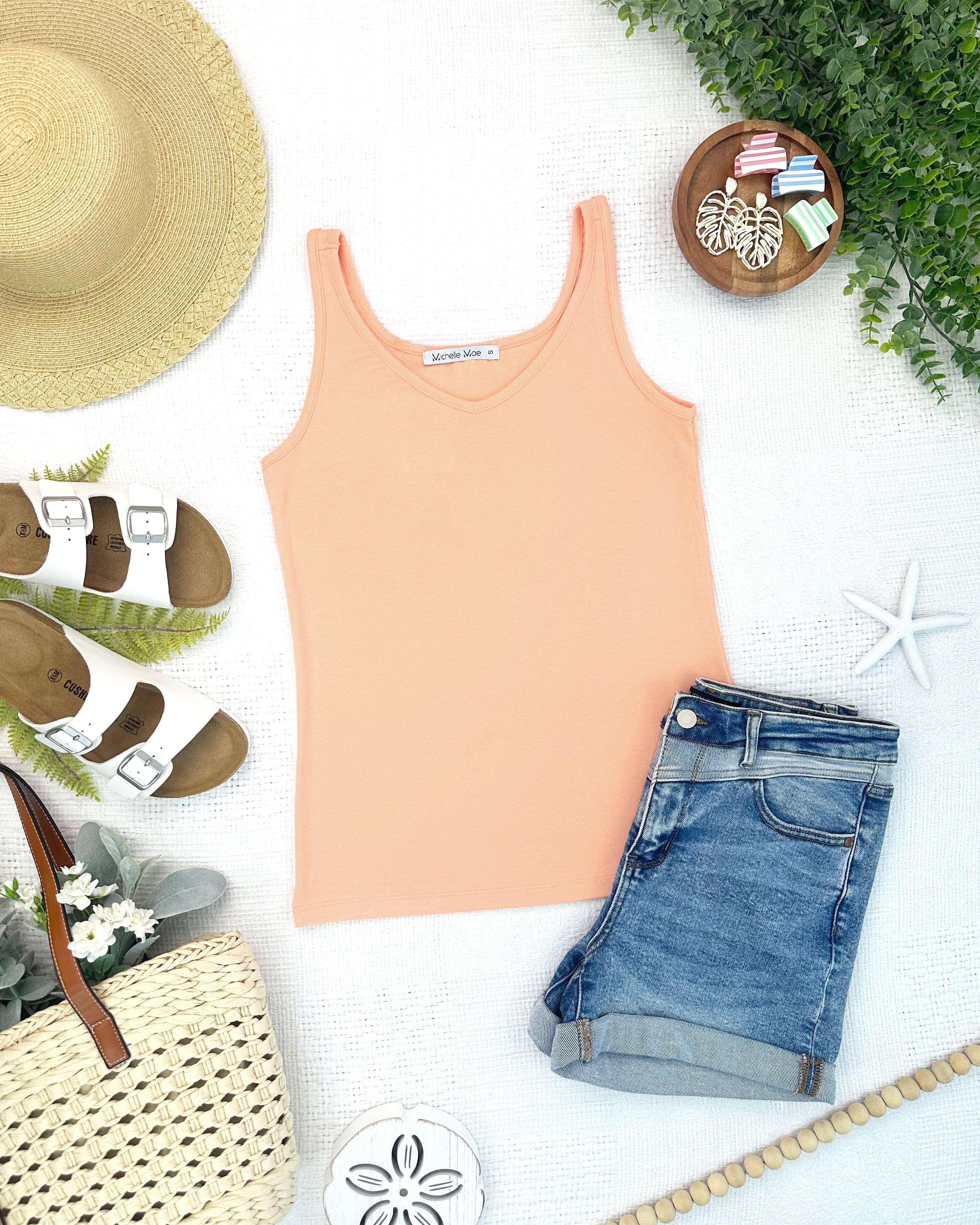 IN STOCK Kennedy Tank - Melon FINAL SALE