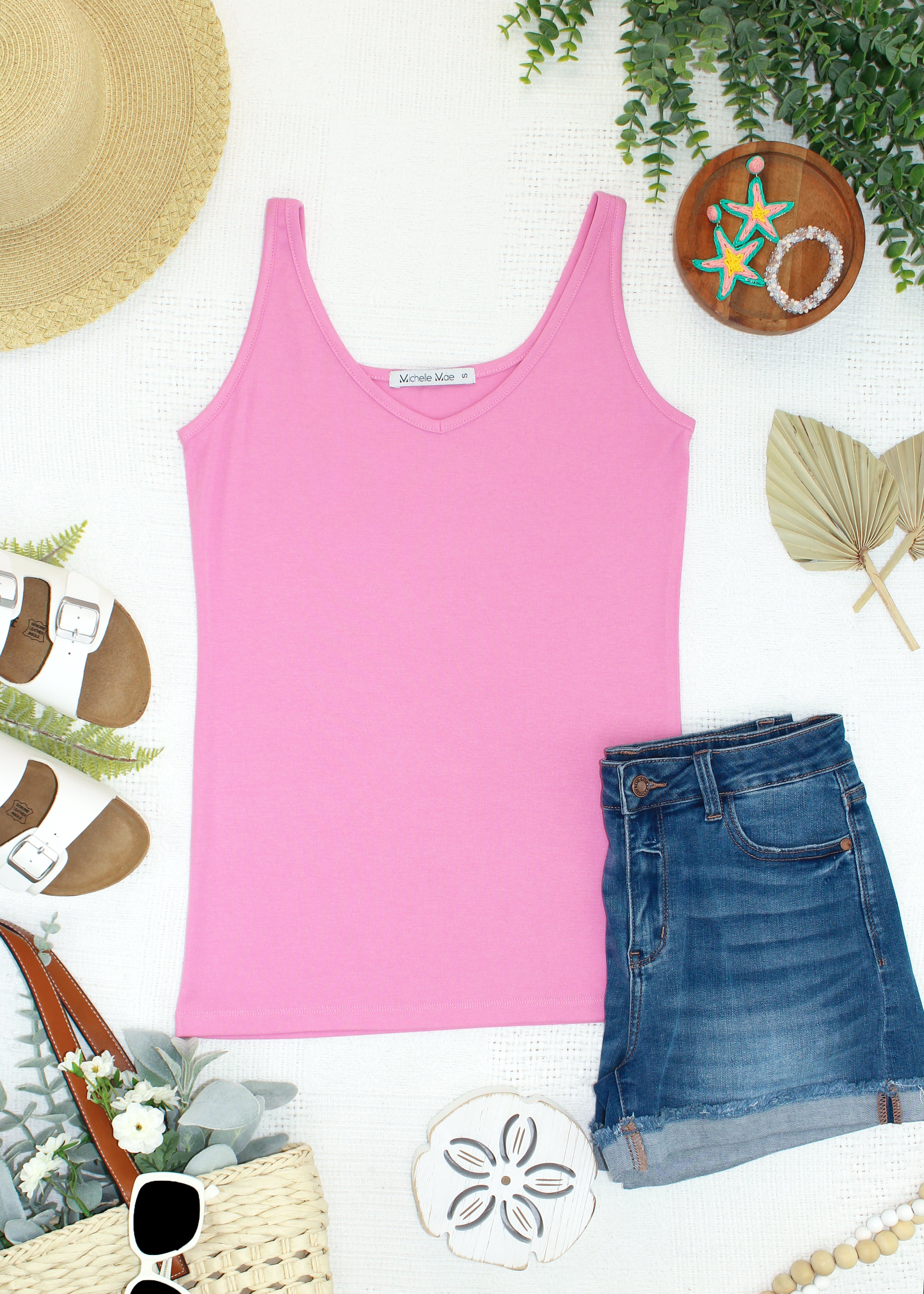 IN STOCK Kennedy Tank - Pink FINAL SALE