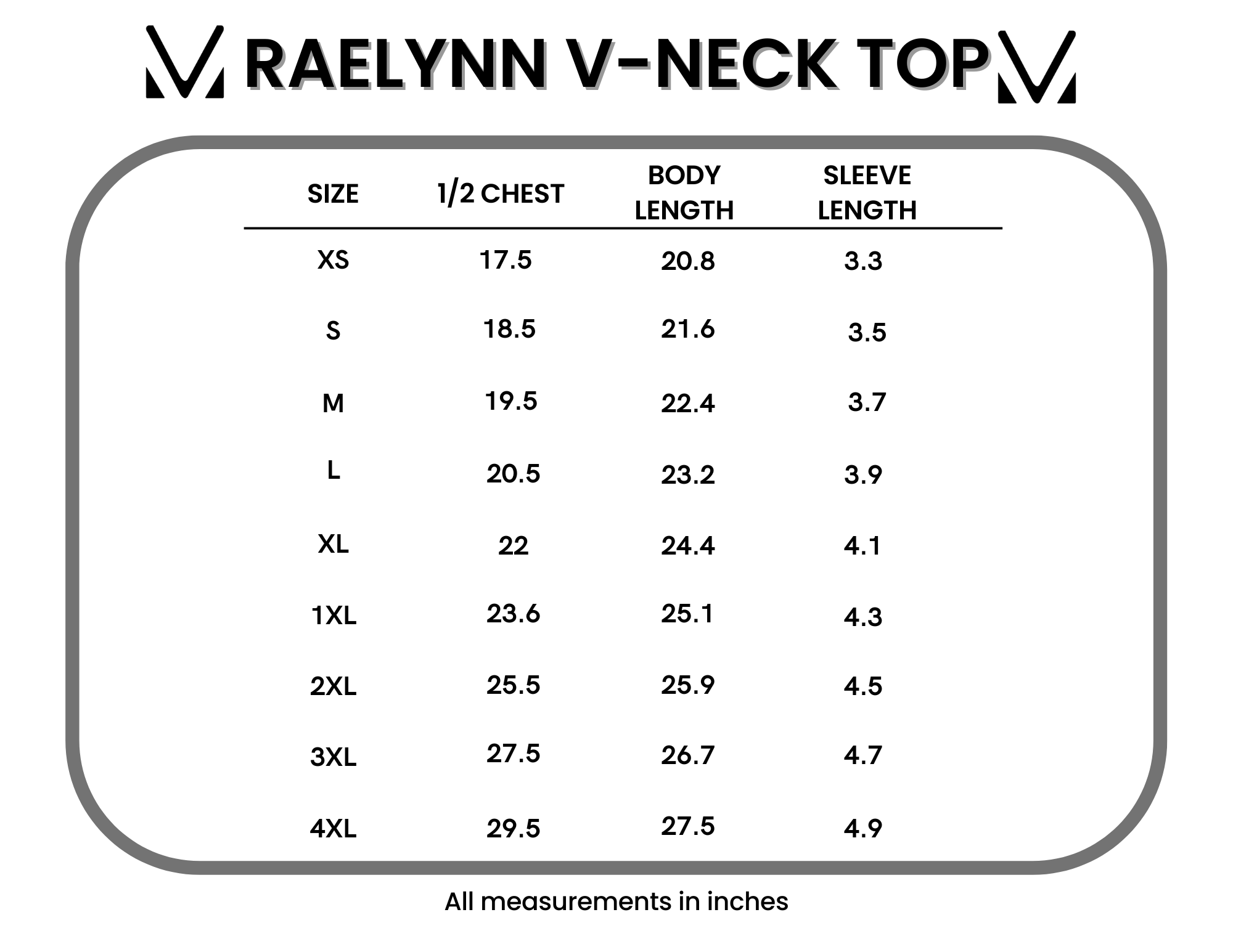 IN STOCK Raelynn V-Neck Top - Petal Gardens FINAL SALE