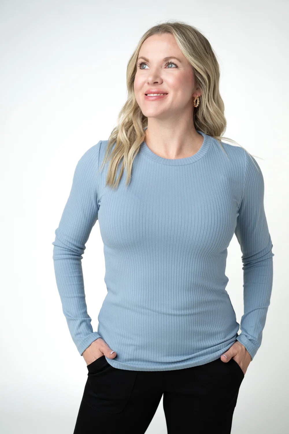 Reese Ribbed Long Sleeve Top