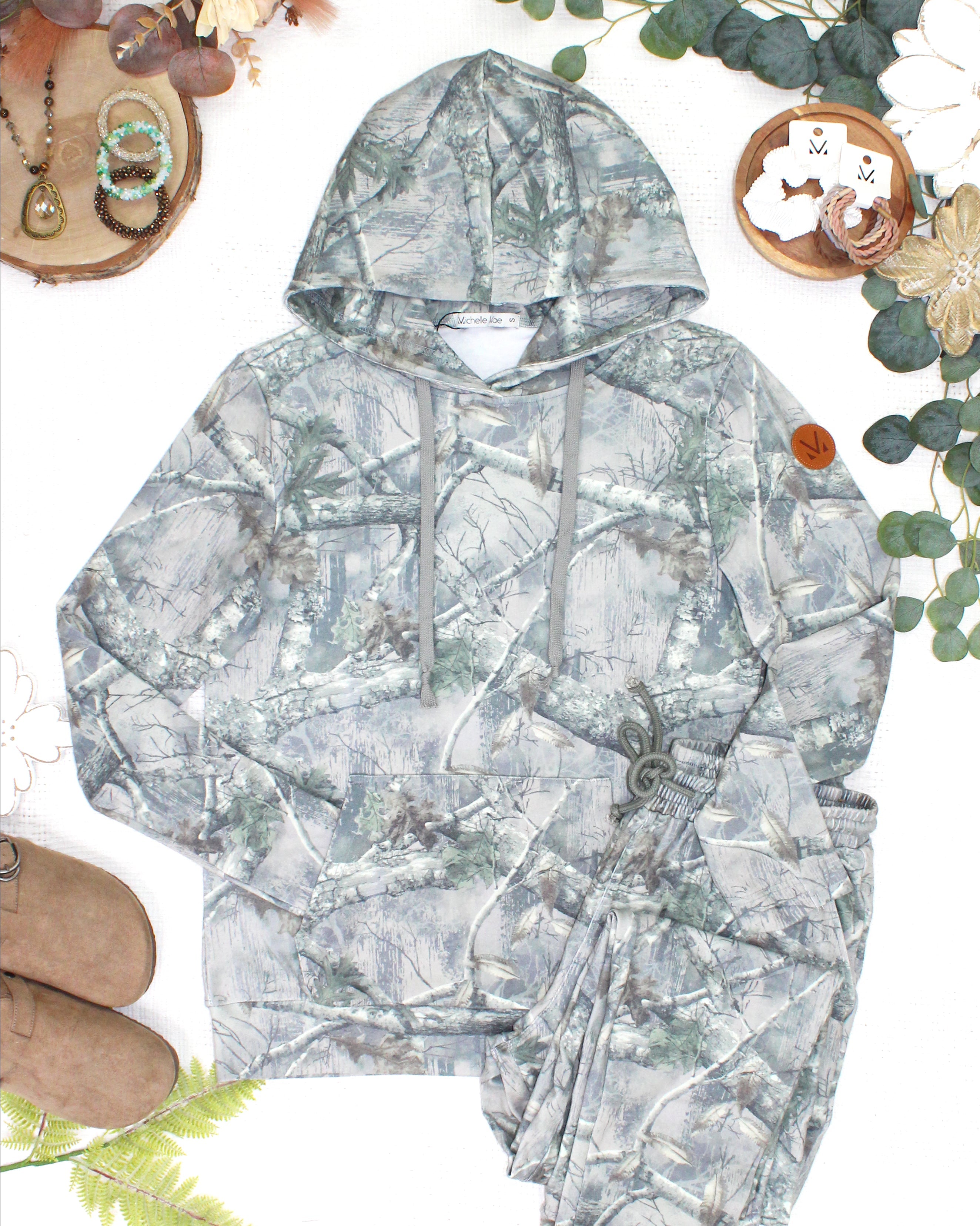 IN STOCK Hailey Pullover Hoodie - Camo