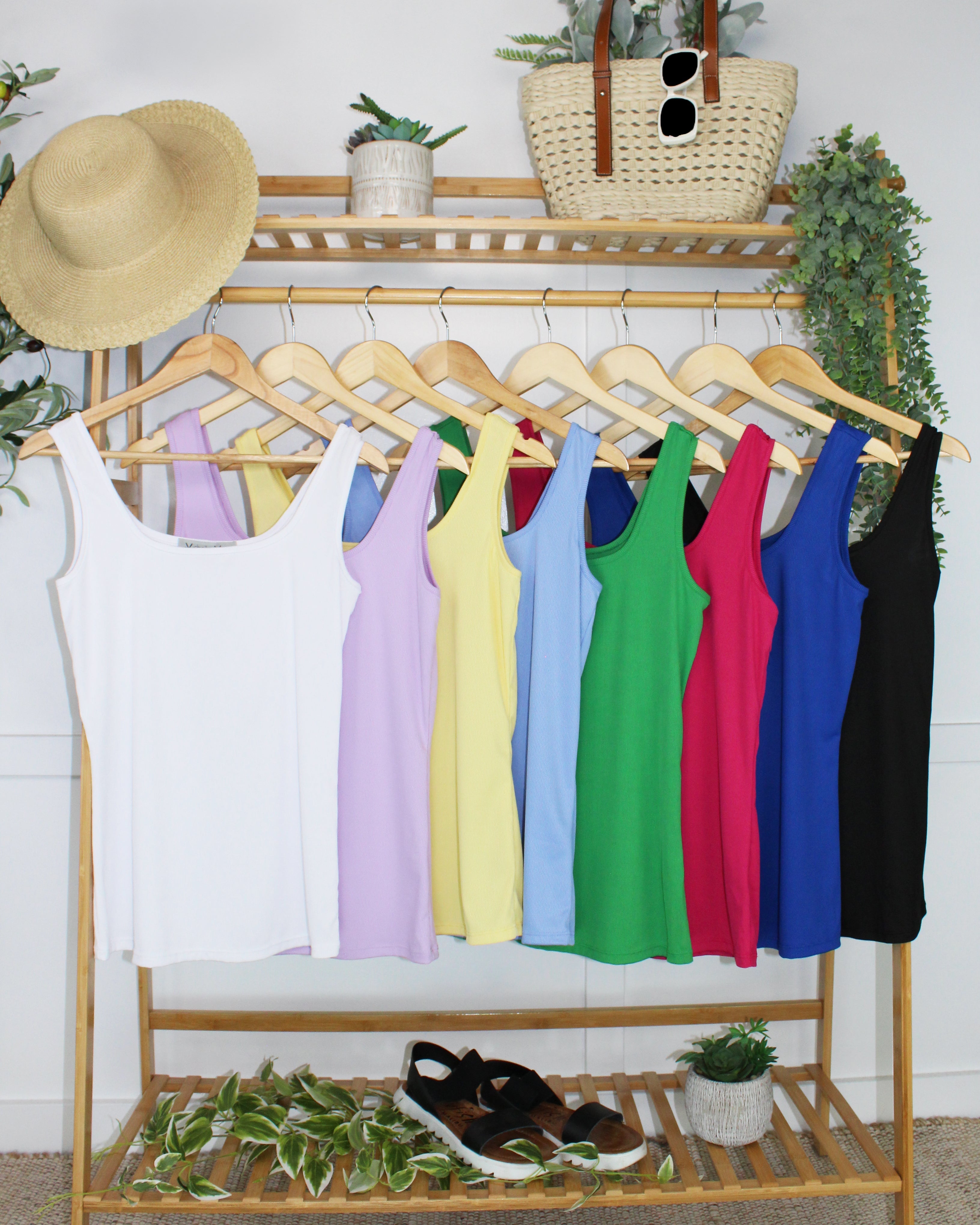 IN STOCK Rachel Ribbed Tank -  Lavender FINAL SALE