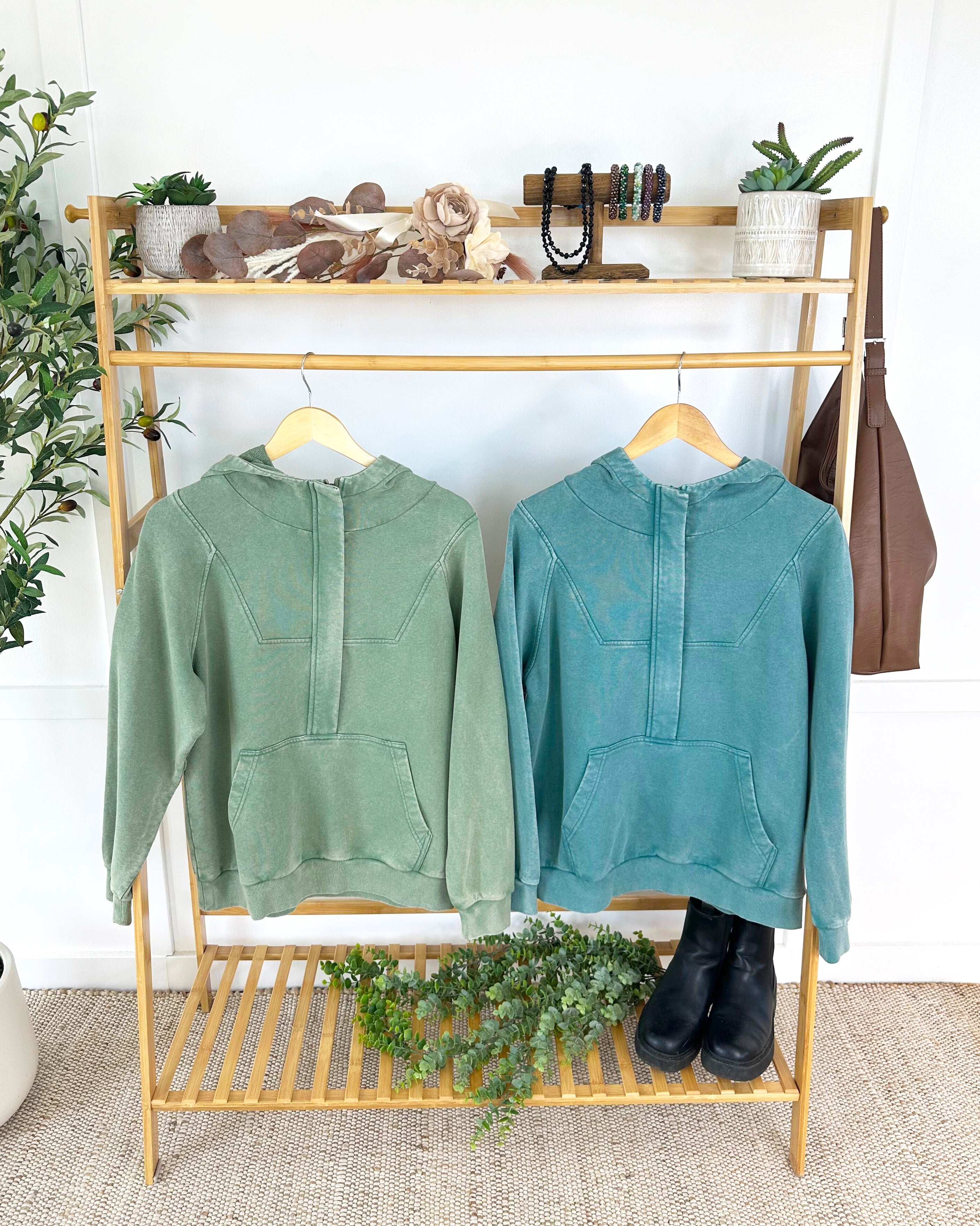 IN STOCK Ryker Vintage Wash Hoodie- Olive